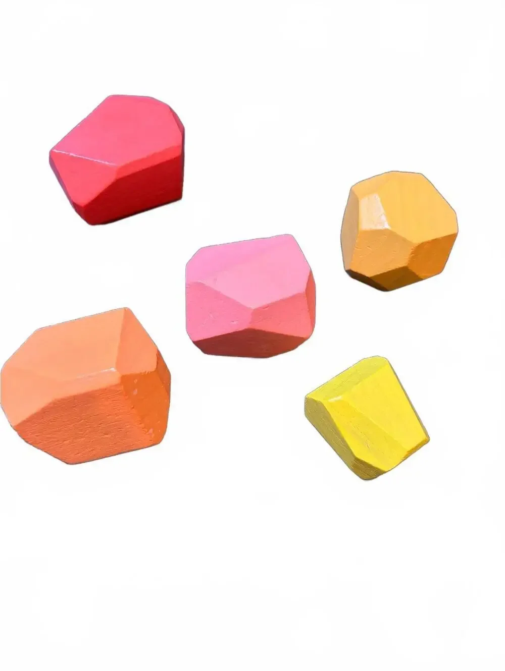 Lovevery Wooden Stacking Stones Thinker Play Kit 11-12 Months Sunset Colors